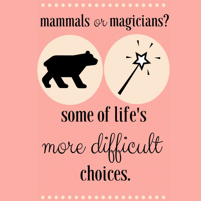 Mammals or magicians?
